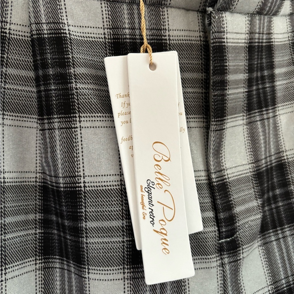 NWT BELLE POQUE | Women’s Checkered trouser | XL - Picture 8 of 10